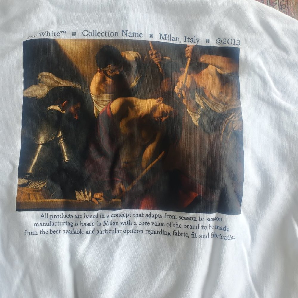 Off-White Caravaggio Print Hoodie Brand New With Tags